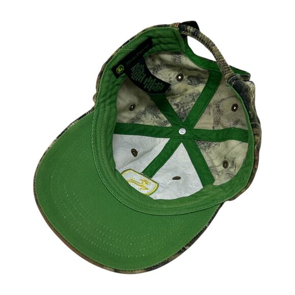 John Deere Toddler 2T/3T Green Camouflage Hat One Size Embroidered Logo Camo - Picture 13 of 16
